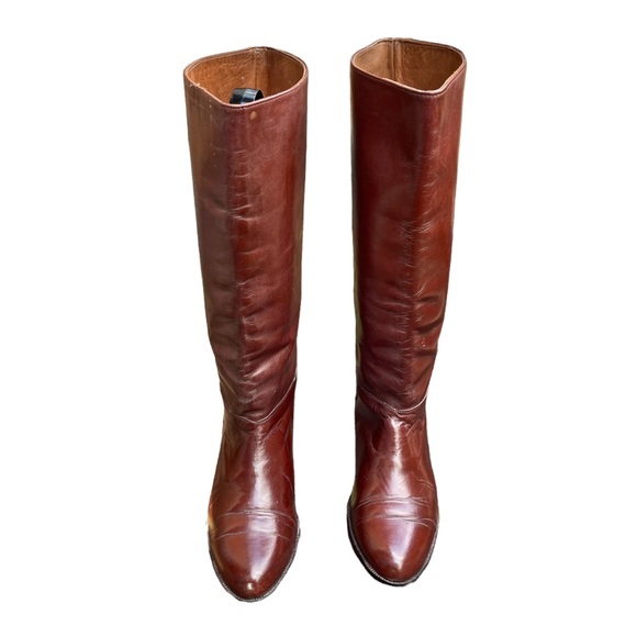 Bottes Trotters 'Lucky Too' Pour Femme - Taille 12N (US), Largeur Wide Shaft - Cuir Cognac, Talon Bas équitation - Neuf Avec Emballage